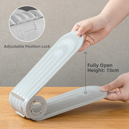 10Pcs Shoe Slots Organizer, Adjustable Shoe Support Rack, Double Layer