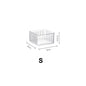 Clear Drawer Organizer Stackable 4 Size Clear Makeup Drawer Organizer