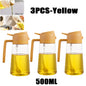 200/300/500ml Oil Spray Bottle BBQ Cooking Olive Oil Sprayer Plastic