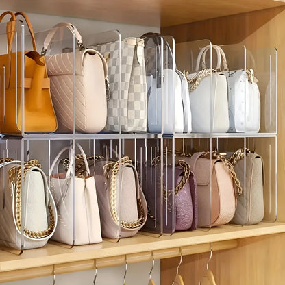Practical Closet Bag Storage System, Multi-Functional Partition