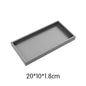 Multifunctional Silicone Storage Tray Bathroom Organizer Soap Dish