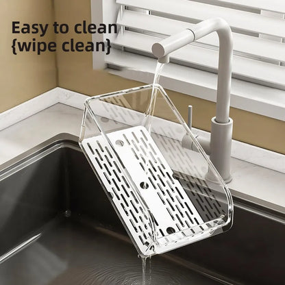 Clear Fridge Organizer, Refrigerator Organizer Bins with Handle,