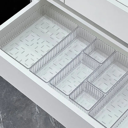Clear Drawer Organizer Stackable 4 Size Clear Makeup Drawer Organizer