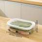Stackable Meat Container for Fridge Clear Lid Deli Cold Cuts Storage
