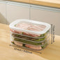 Stackable Meat Container for Fridge Clear Lid Deli Cold Cuts Storage