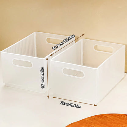 WORTHBUY Cabinet Folding Storage Box With Handle Multi-functional