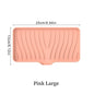 1-Pack Silicone Drain Soap Box Kitchen Bathroom Anti-slip Sink Tray