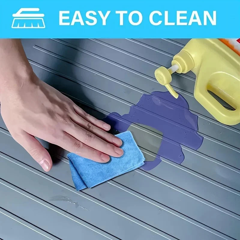 Durable  Under-Sink Mat - Waterproof Drip Tray Liner For Kitchen &
