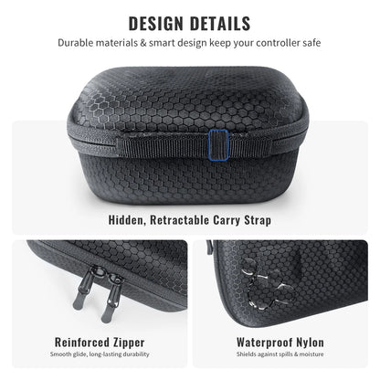 Carrying Case Compatible with Steam Controller Protective Storage Bag for NS2 PRO/PS5/PS4 Controller Hard Shell Travel Case