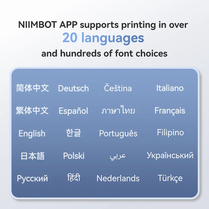 Niimbot B1/B1 PRO Thermal Label Printer Wireless Self-adhesive Bluetooth Inkless Label Maker for Business Price-Tag Sticker