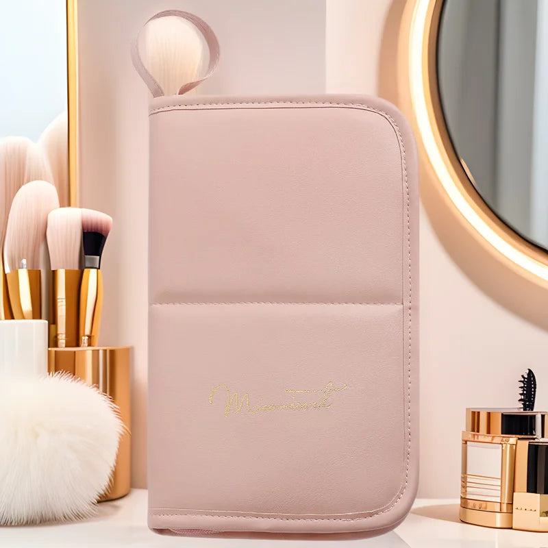 Multifunctional Makeup Brush Storage Bag Waterproof Artist Cosmetic Case Handbag Portable Travel Cosmetic Organizer Beauty Tools